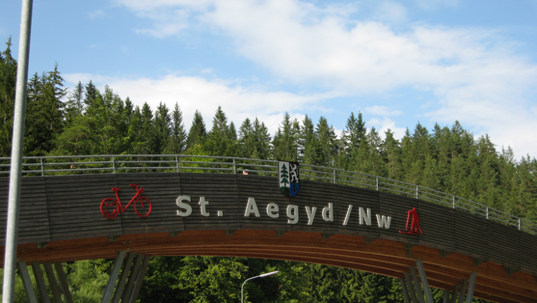 St. Aegyd am Neuwalde, Radbrücke, © Tourismus St. Aegyd St. Aegyd am Neuwalde, Radbrücke, © Tourismus St. Aegyd