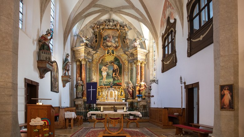 Wallfahrtskirche Altenmarkt innen, © Erwin Schefstoss Wallfahrtskirche Altenmarkt innen, © Erwin Schefstoss