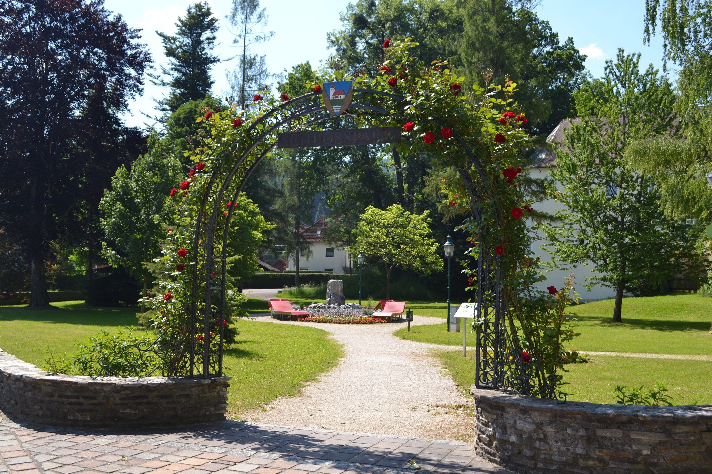 Dirndloase im Schlosspark