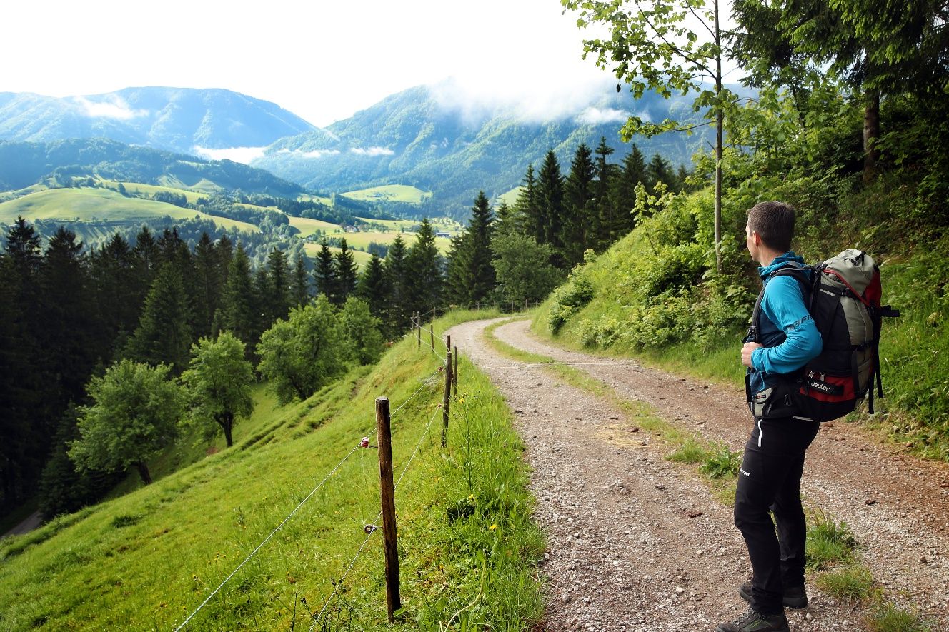 Ausblick an der Via Trinitatis