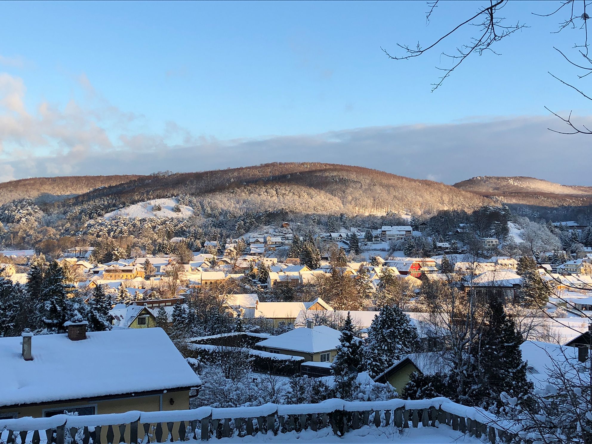 Alland im Winter