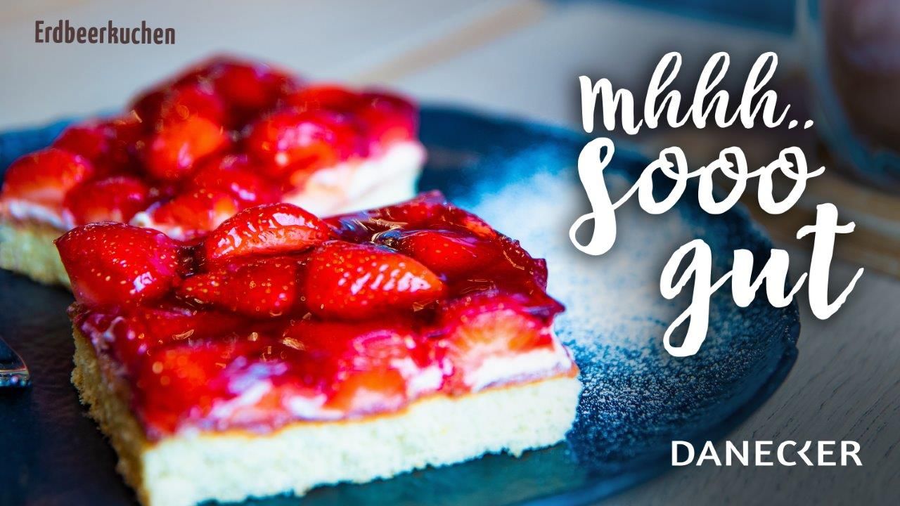 Erdbeerkuchen, Bäckerei Danecker