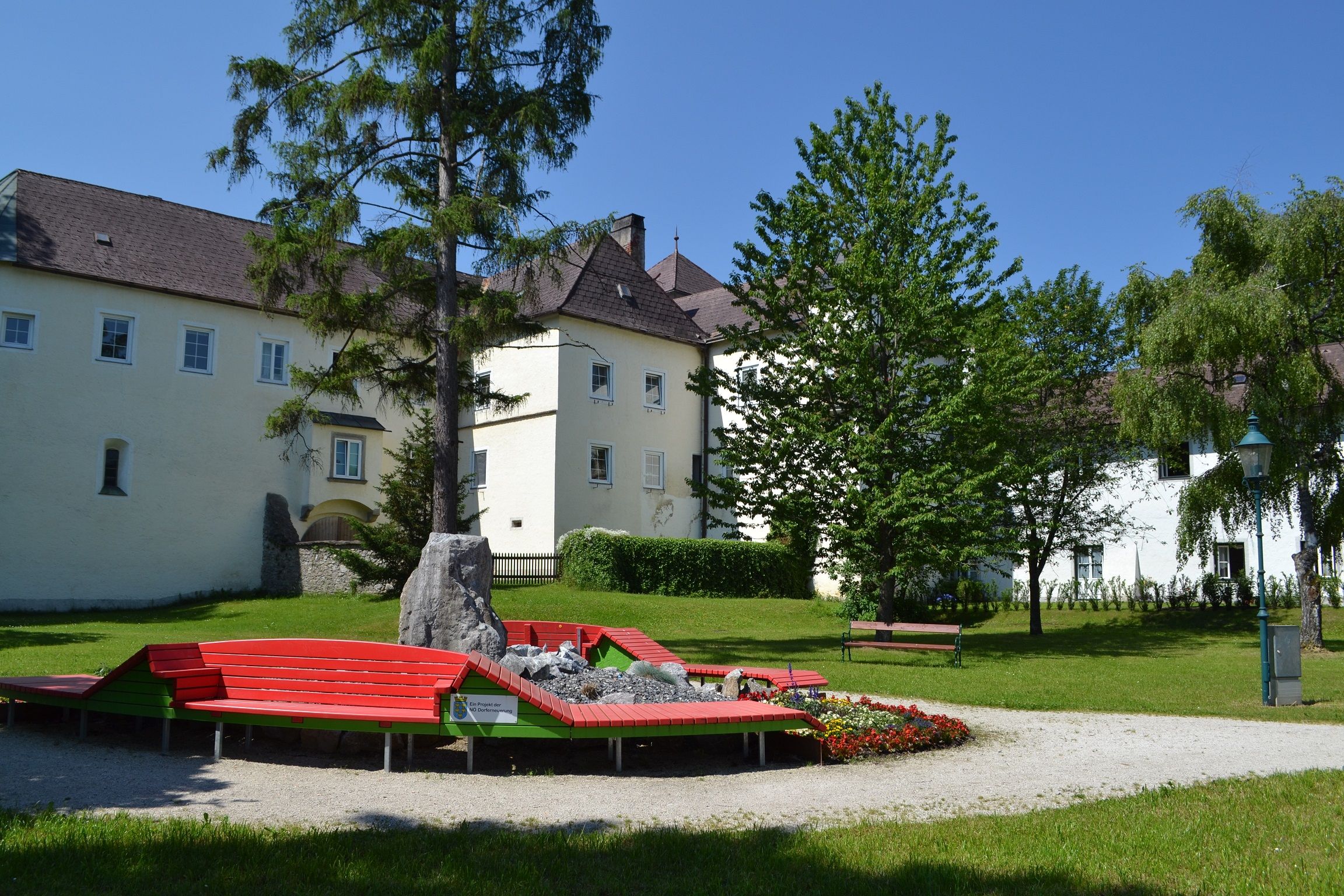 Dirndloase im Schlosspark