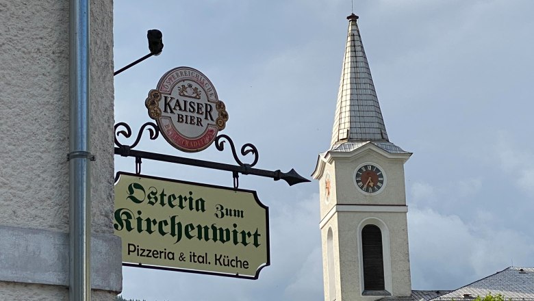 Nahe der Kirche - wie der Name schon sagt, © Osteria zum Kirchenwirt Nahe der Kirche - wie der Name schon sagt, © Osteria zum Kirchenwirt