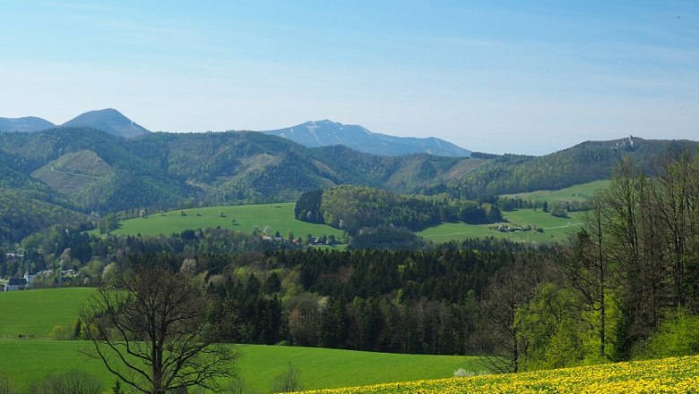Sommerfoto, sch&ouml;ner Blick auf die Gemeinde Kaumberg, &copy; Kaumberg/Radinger Doris